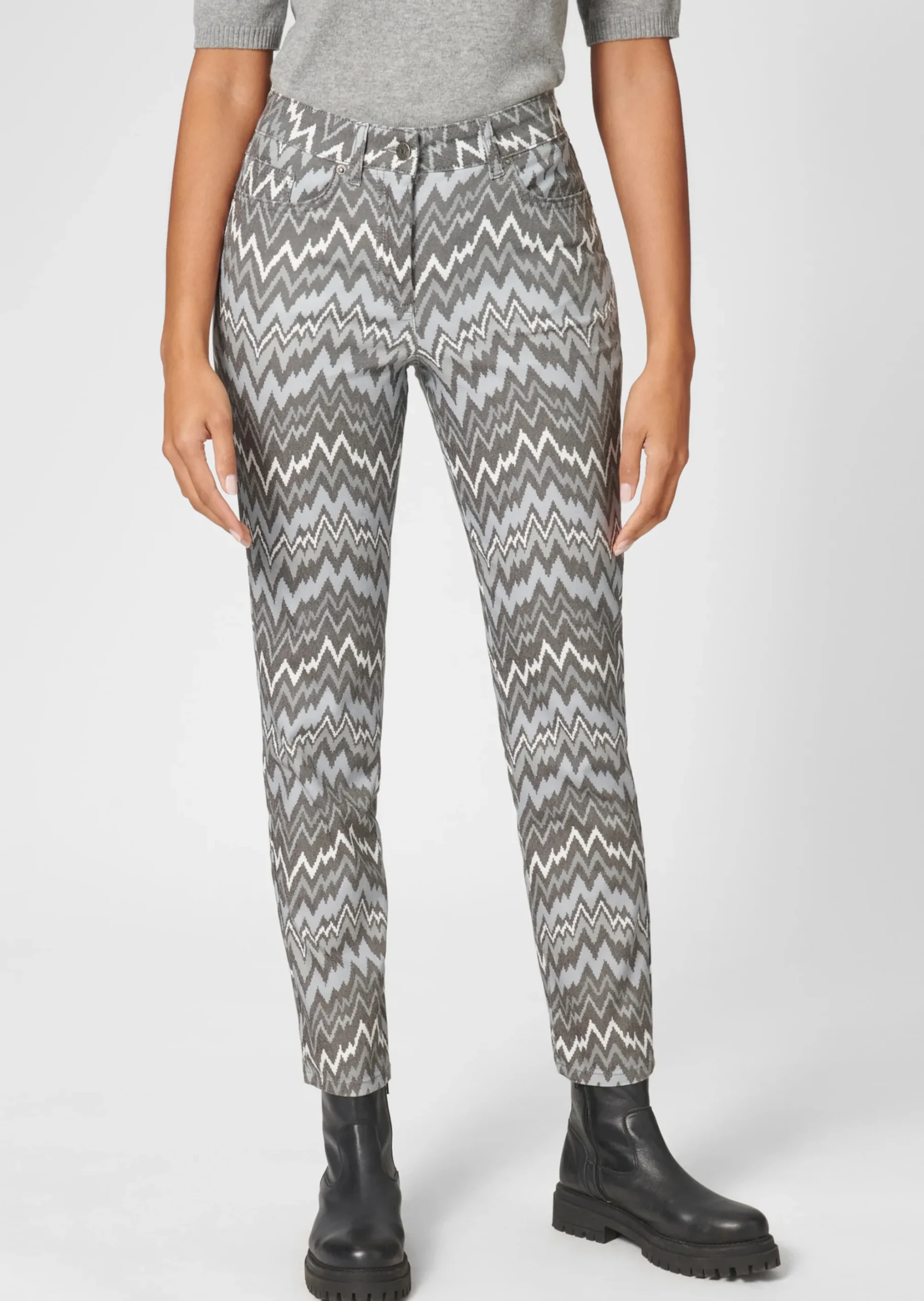 Bedruckte 5-Pocket-Jeans