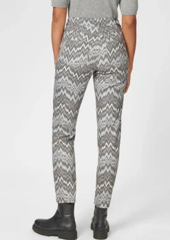 Bedruckte 5-Pocket-Jeans