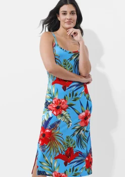 Bedrucktes Strandkleid
