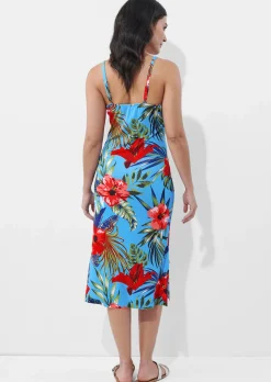 Bedrucktes Strandkleid