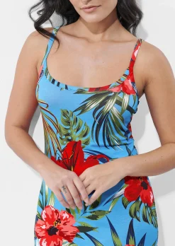 Bedrucktes Strandkleid