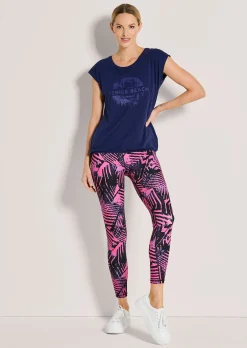 Bequemes Sportshirt mit vorderseitigem Print
