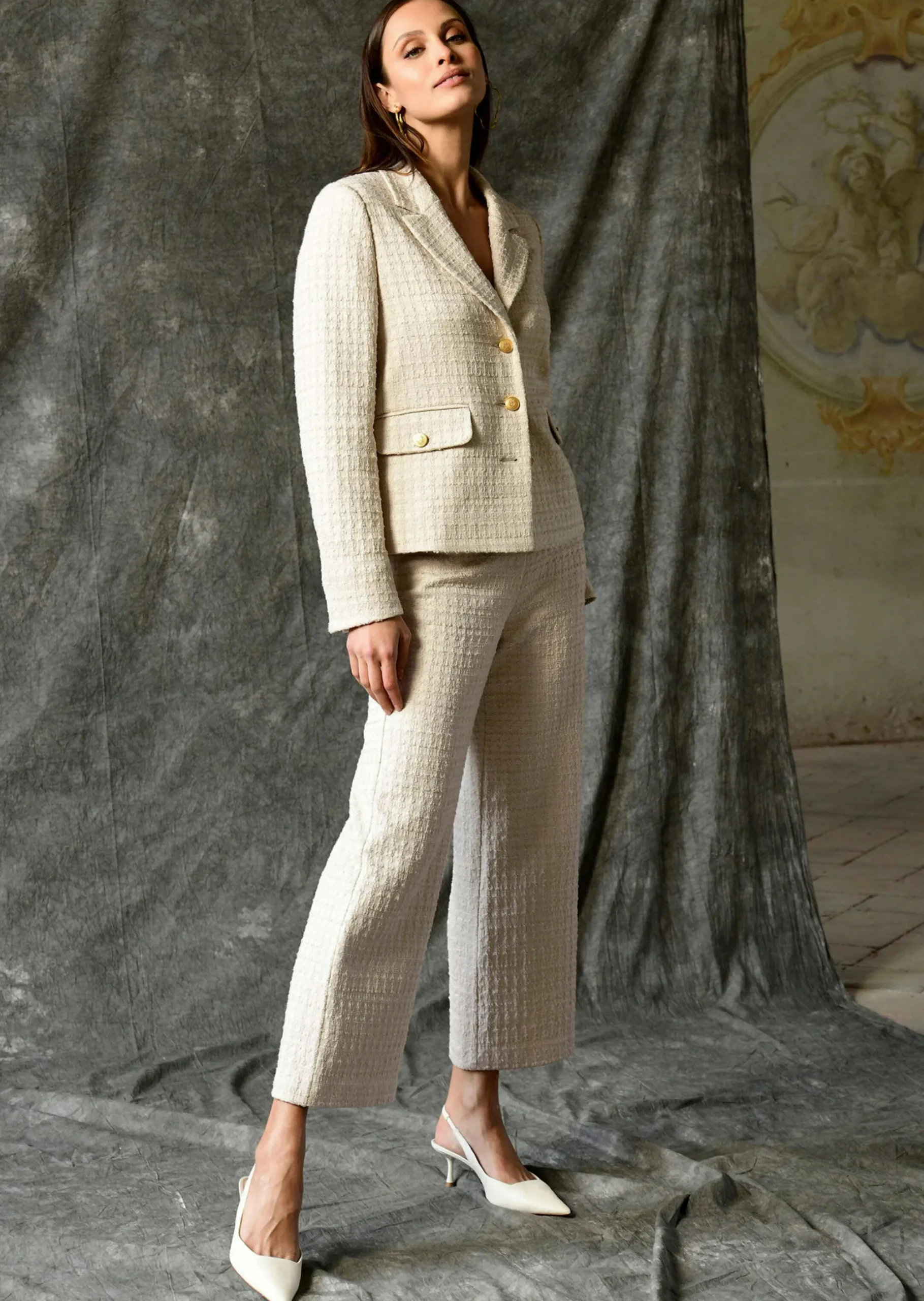 Blazer in Boucléqualität