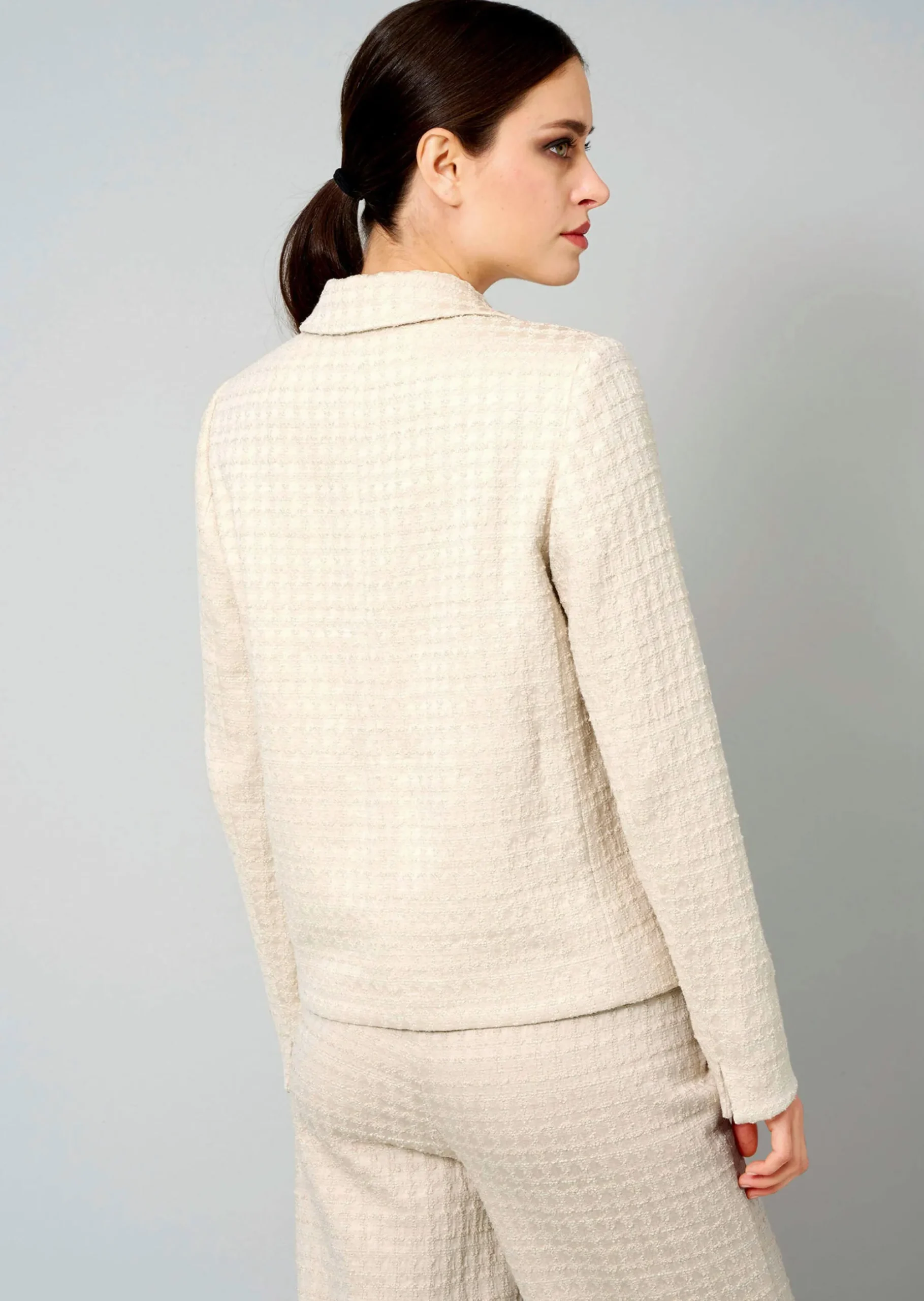 Blazer in Boucléqualität
