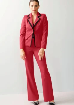 Blazer mit detaillierten Doppelungen