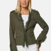 Blazer mit Fransen
