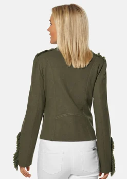 Blazer mit Fransen