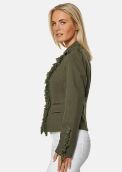 Blazer mit Fransen