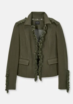 Blazer mit Fransen