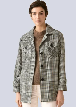 Blazer mit Hemkragen