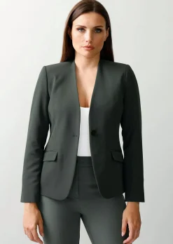 Blazer Mit Kelchkragen