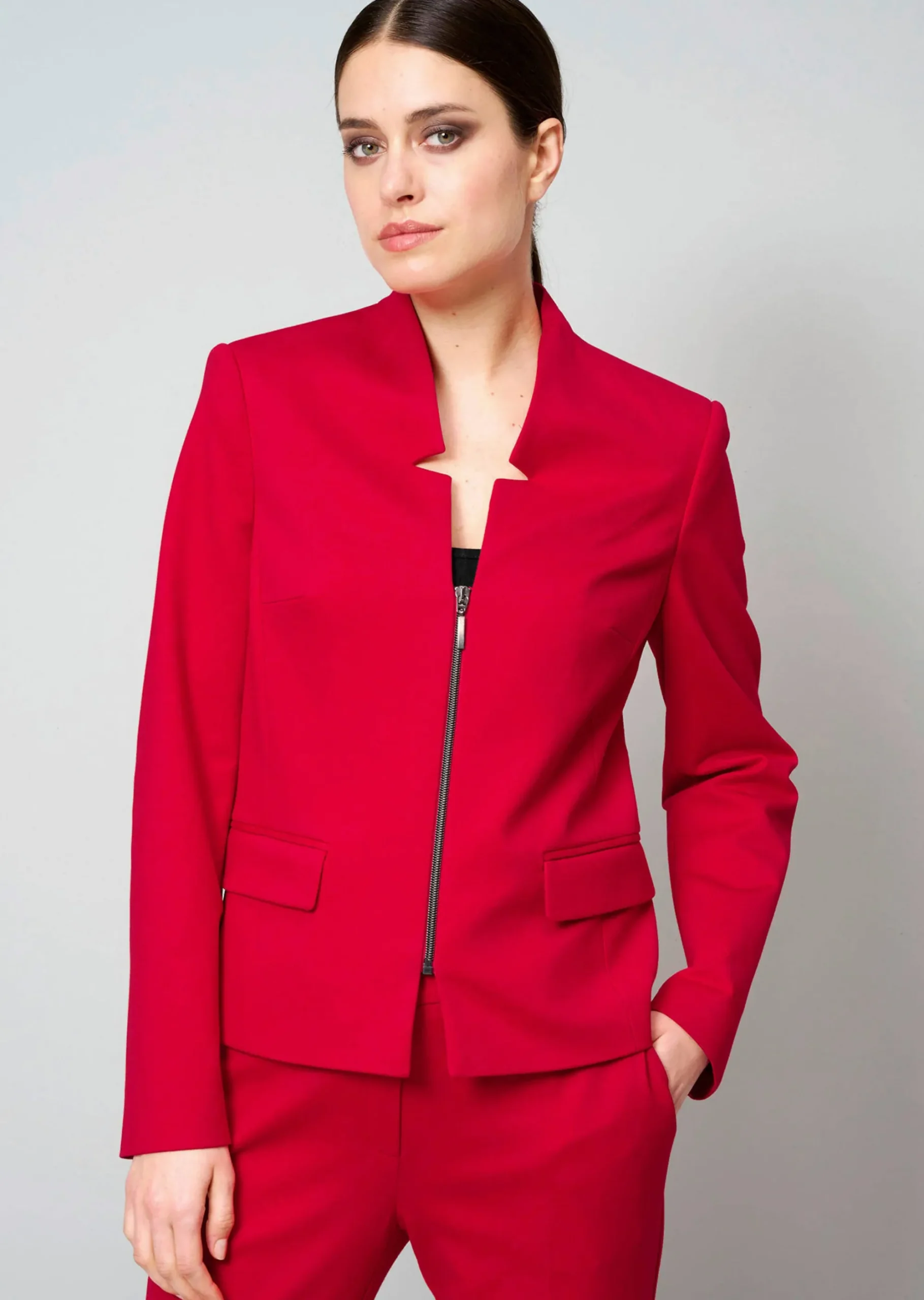 Blazer mit Reißverschluss