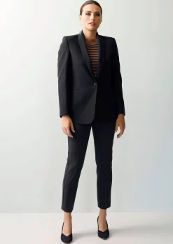 Blazer mit Schalkragen