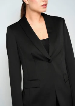 Blazer mit Schalkragen