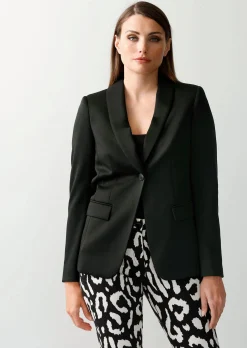 Blazer mit Schalkragen