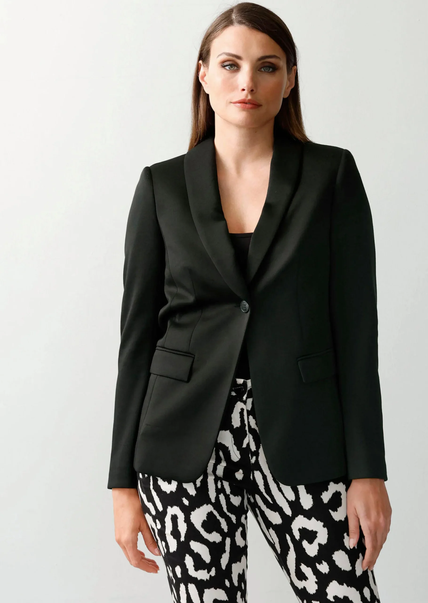 Blazer mit Schalkragen