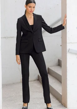 Blazer mit Schalkragen