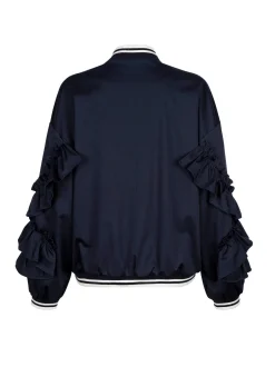 Blouson mit Rüschen am Arm
