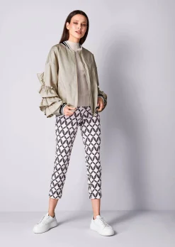 Blouson mit Rüschen am Arm