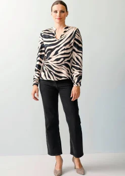 Bluse in Animaldessin