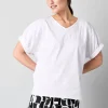 Bluse mit breitem Bündchen am Ärmel