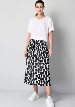 Bluse mit breitem Bündchen am Ärmel