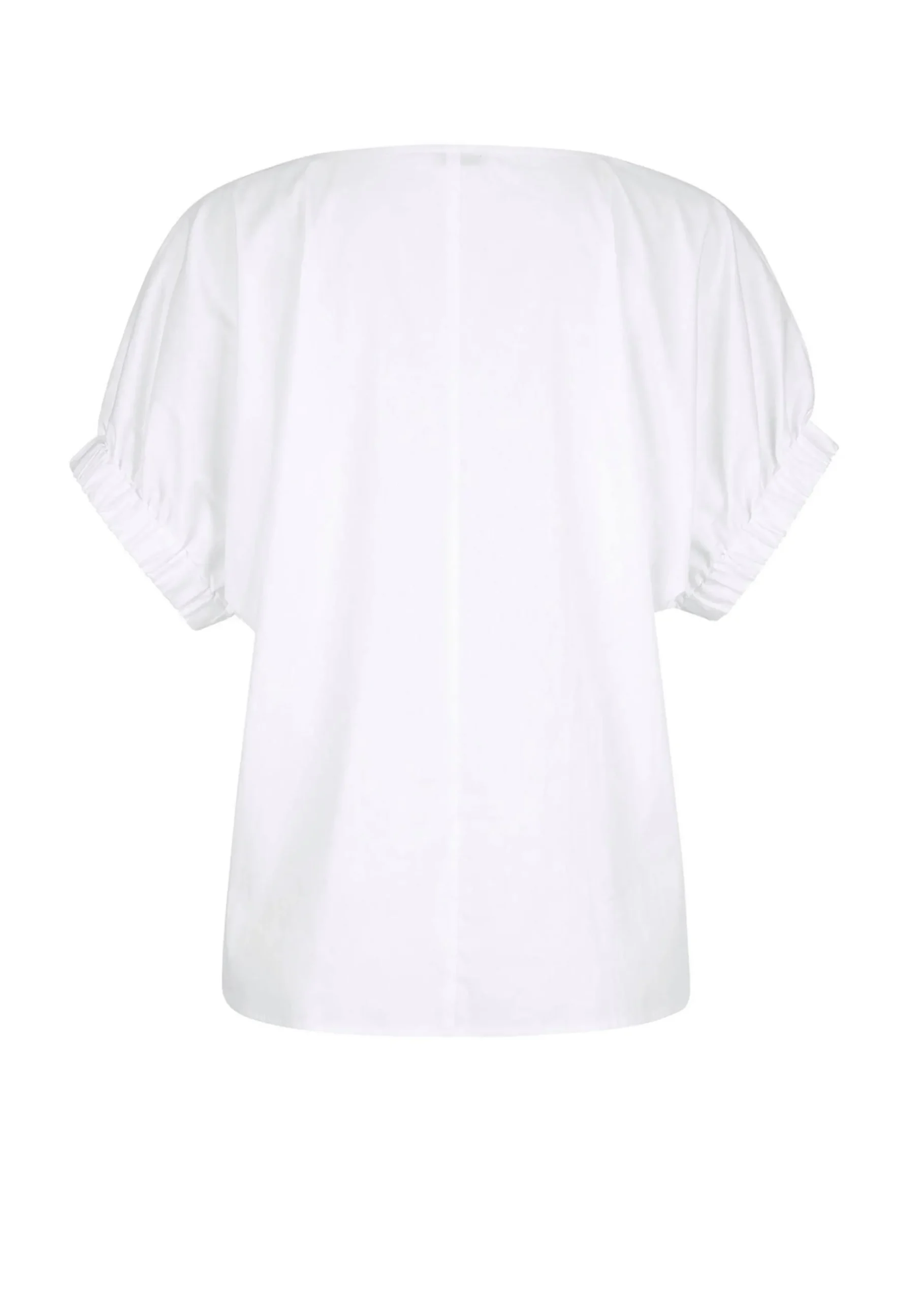 Bluse mit breitem Bündchen am Ärmel