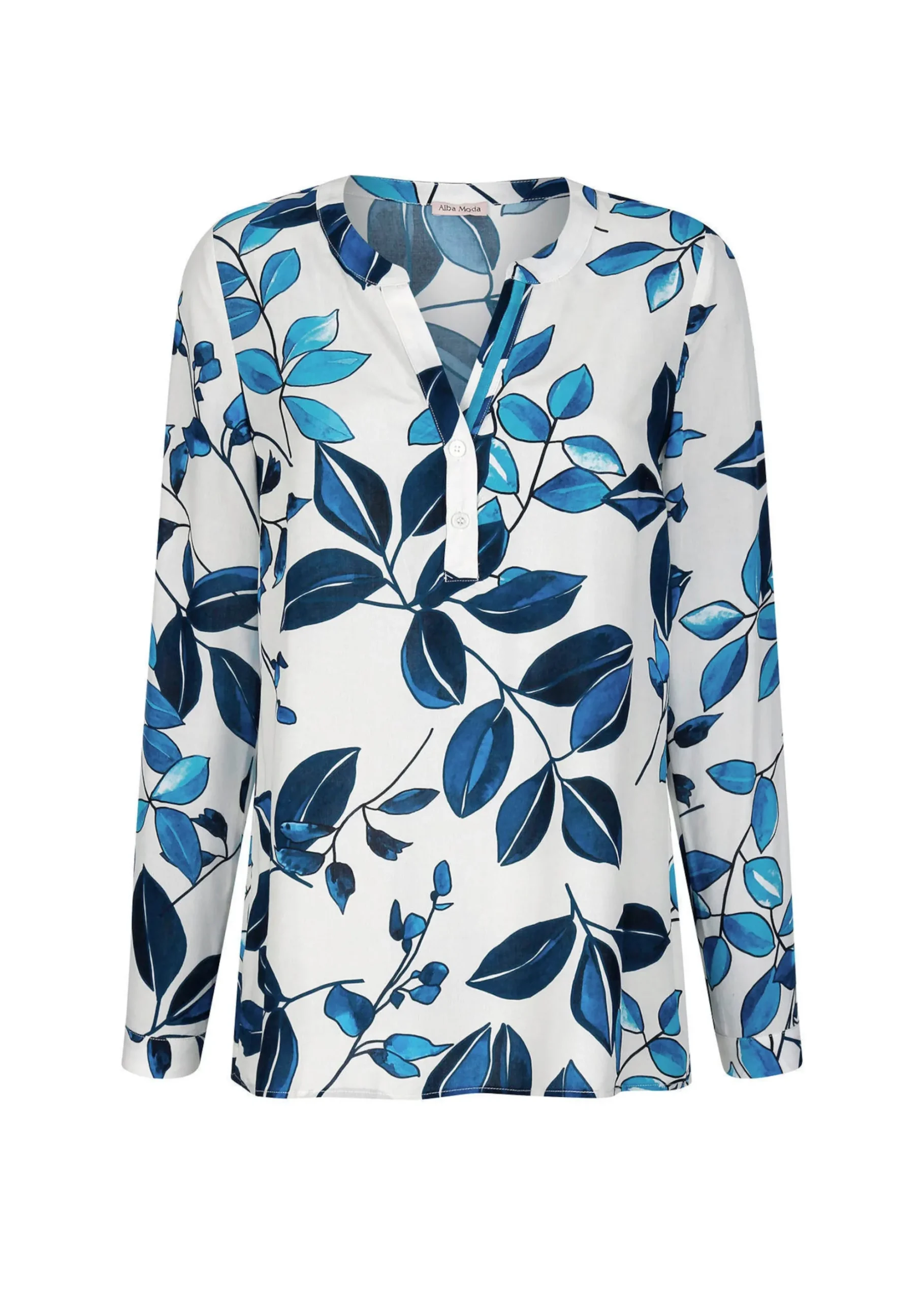 Bluse mit floralem Dessin