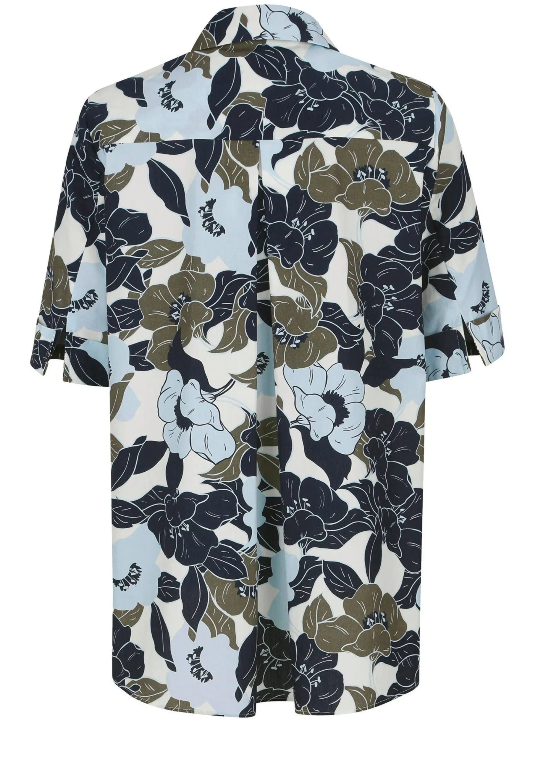 Bluse mit floralem Dessin