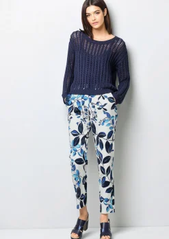 Bluse mit floralem Dessin