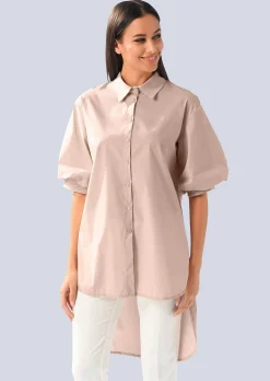 Bluse mit Hemdkragen