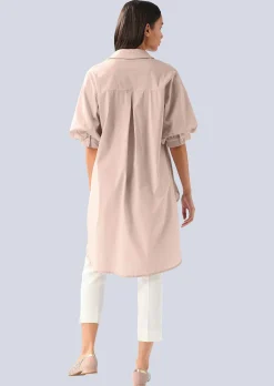 Bluse mit Hemdkragen