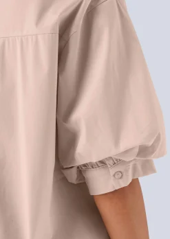 Bluse mit Hemdkragen