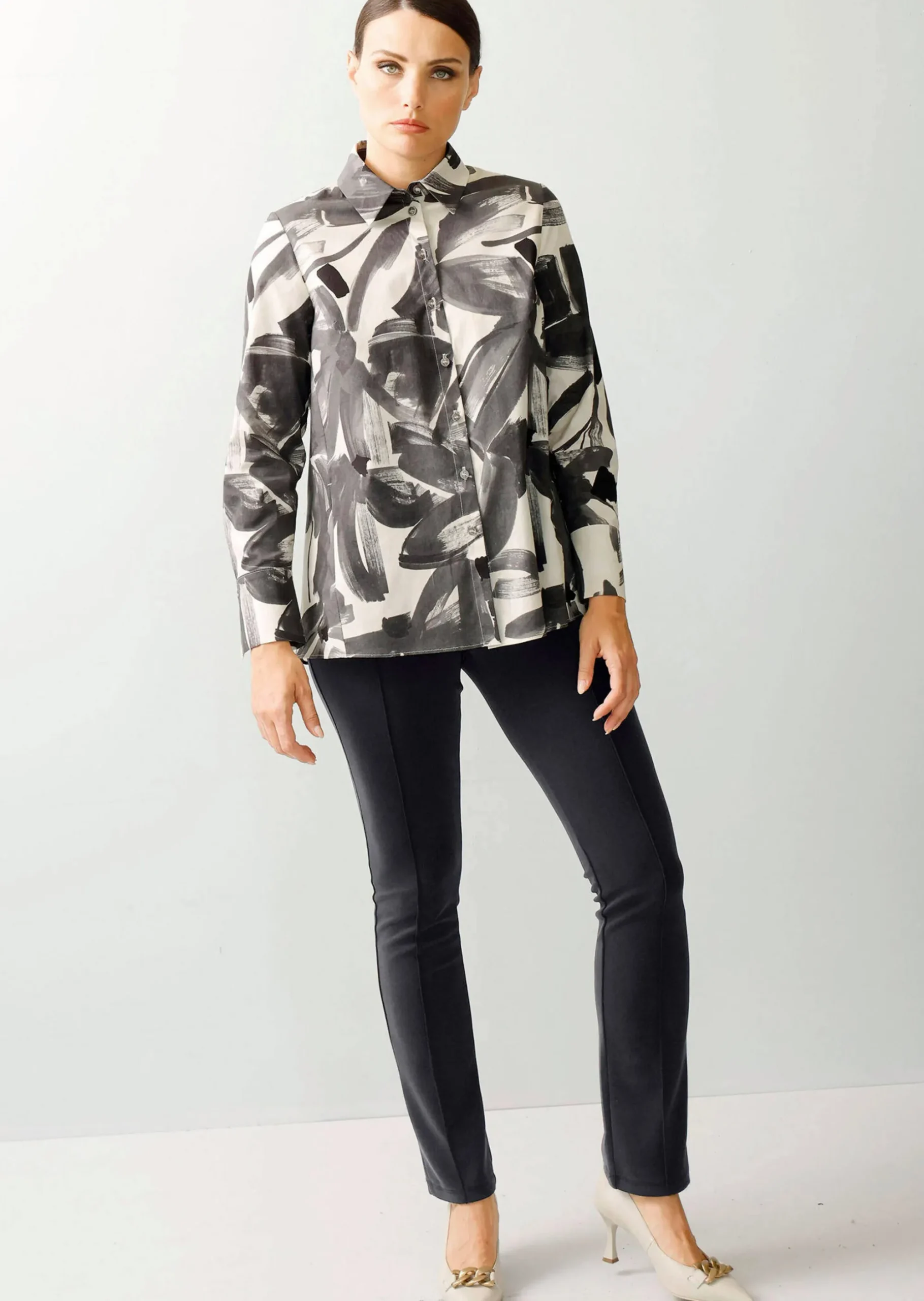 Bluse mit Knopfleiste