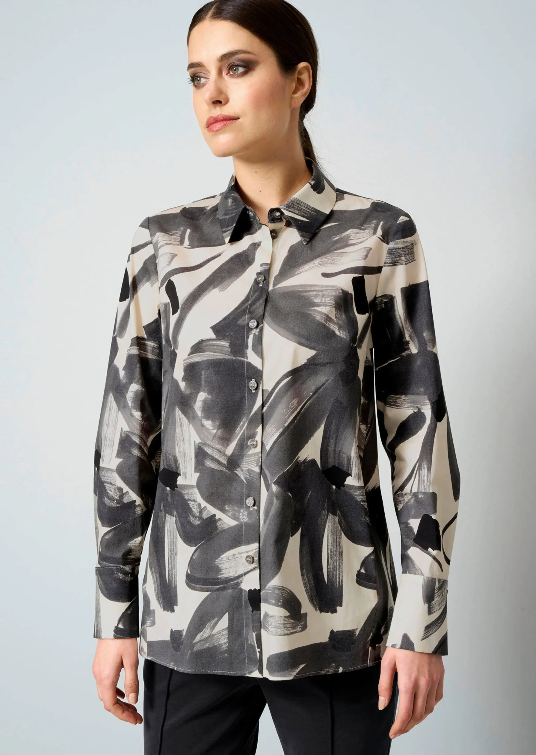 Bluse mit Knopfleiste