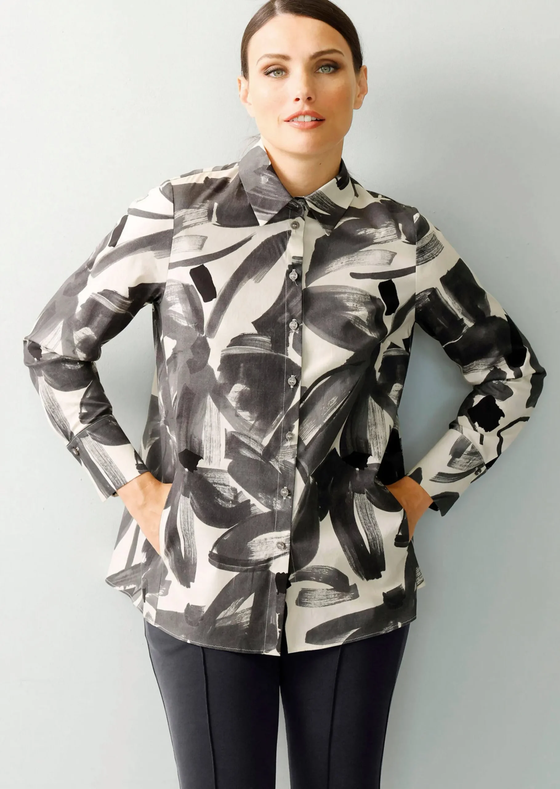 Bluse mit Knopfleiste