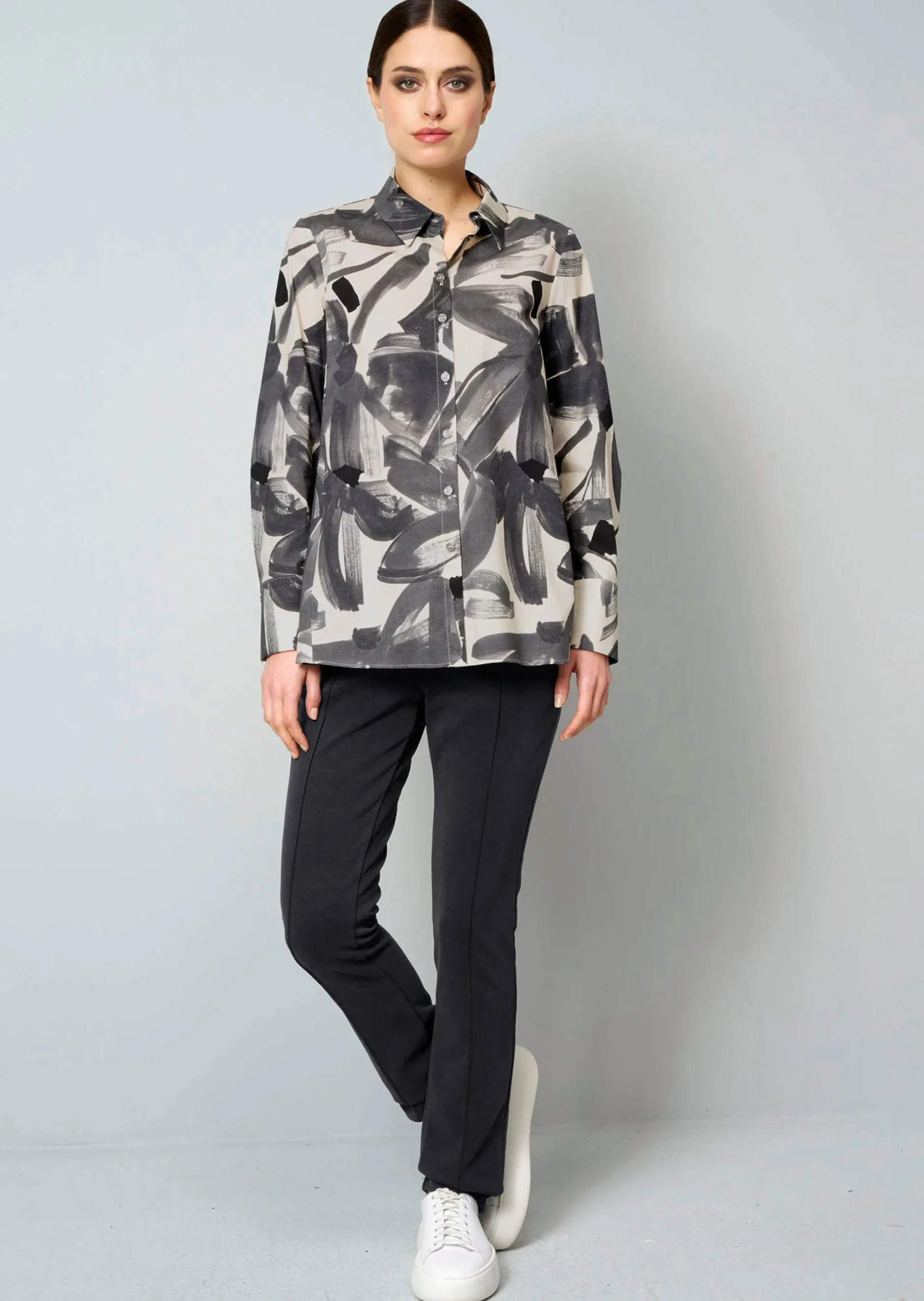 Bluse mit Knopfleiste