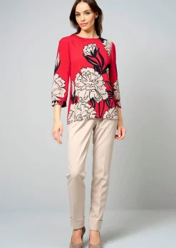 Bluse mit leichtem Ballonärmel