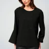 Bluse mit Perlenmotiv