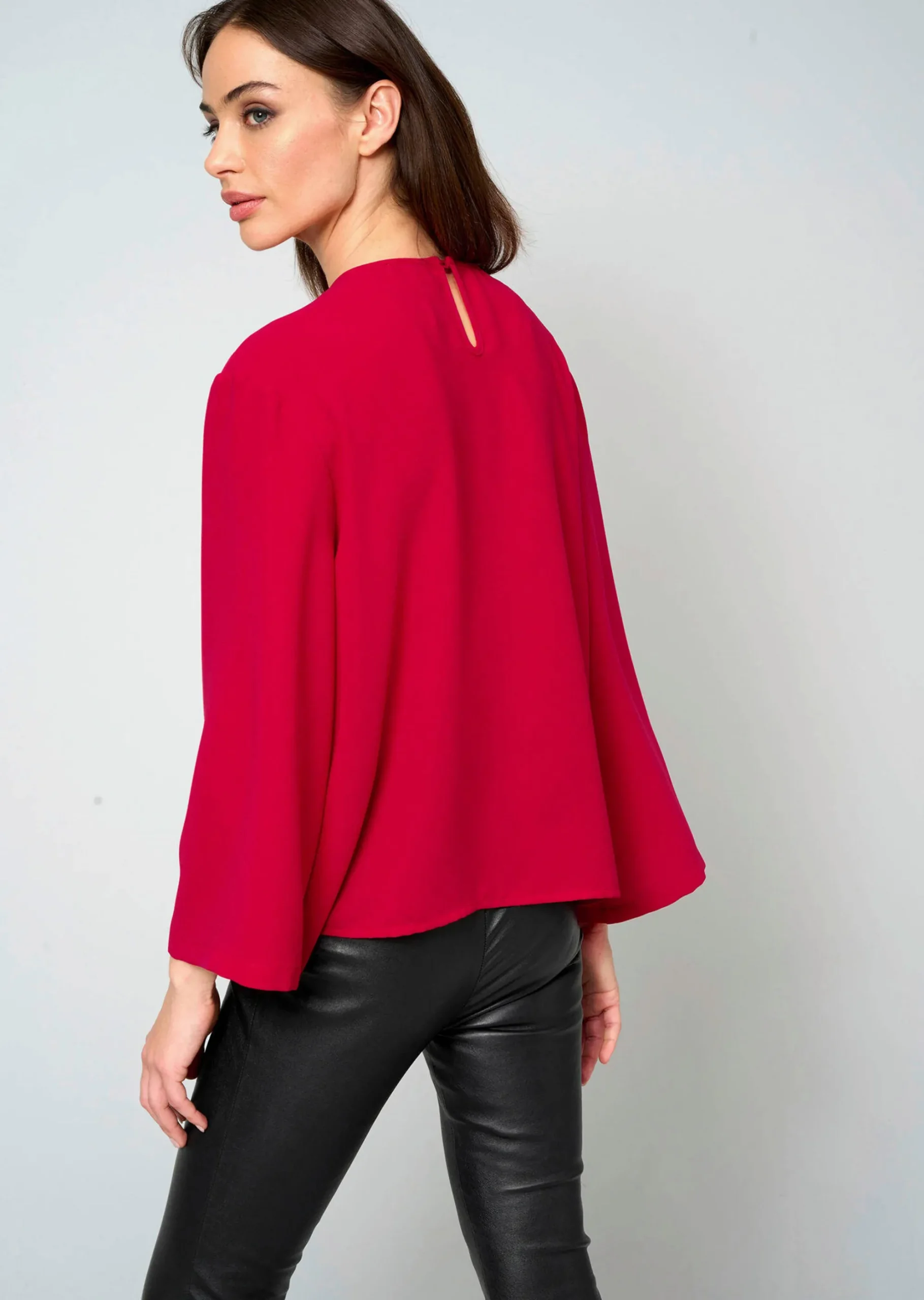 Bluse mit Perlenmotiv