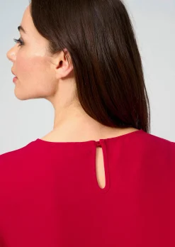 Bluse mit Perlenmotiv