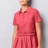 Bluse mit Rüschenband