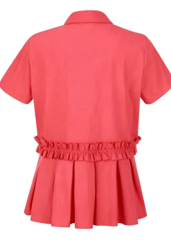 Bluse mit Rüschenband
