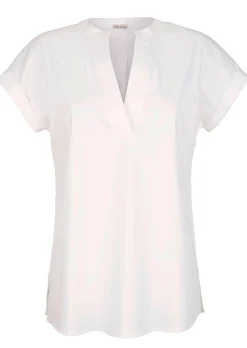 Bluse mit V-Ausschnitt