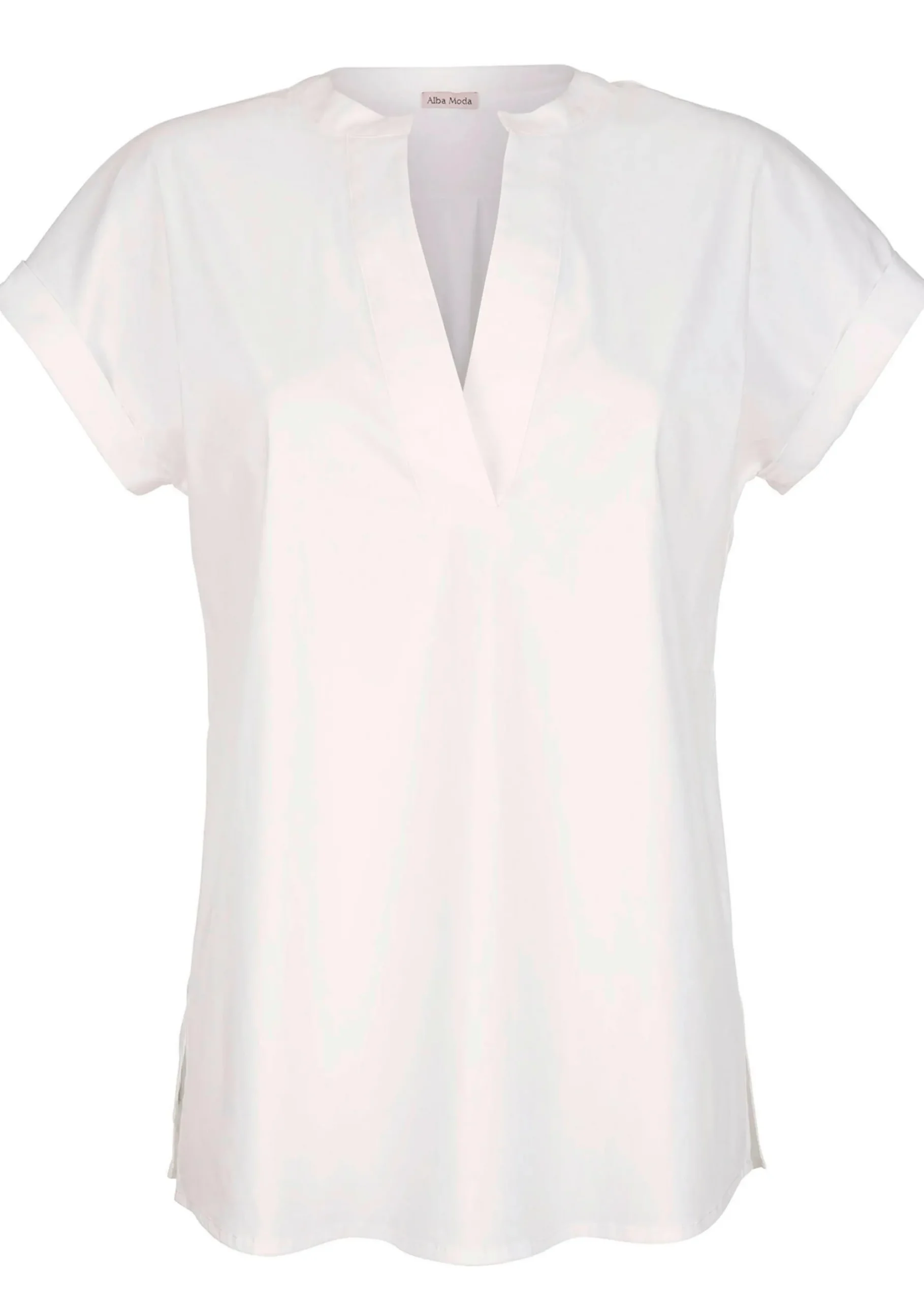 Bluse mit V-Ausschnitt