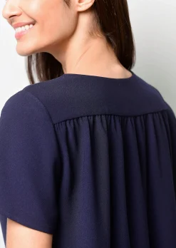 Bluse mit V-Ausschnitt