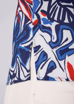 Bluse mit V-Ausschnitt