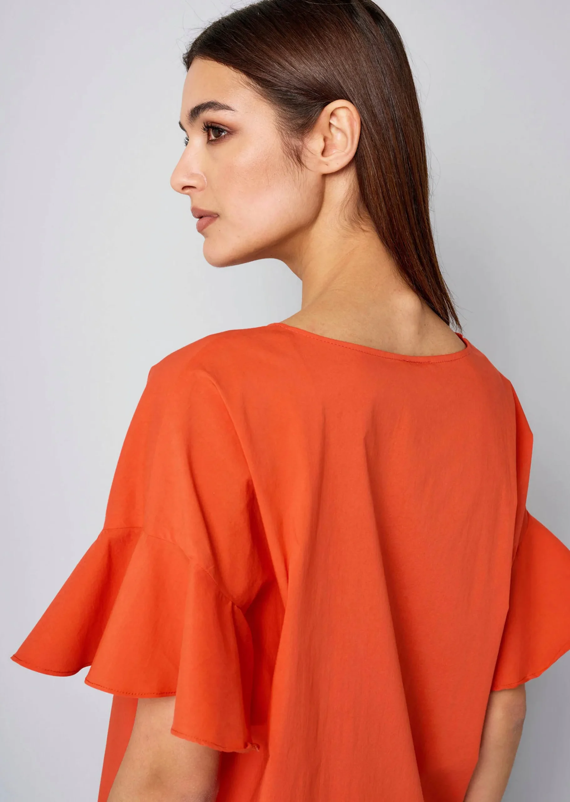 Bluse mit V-Ausschnitt
