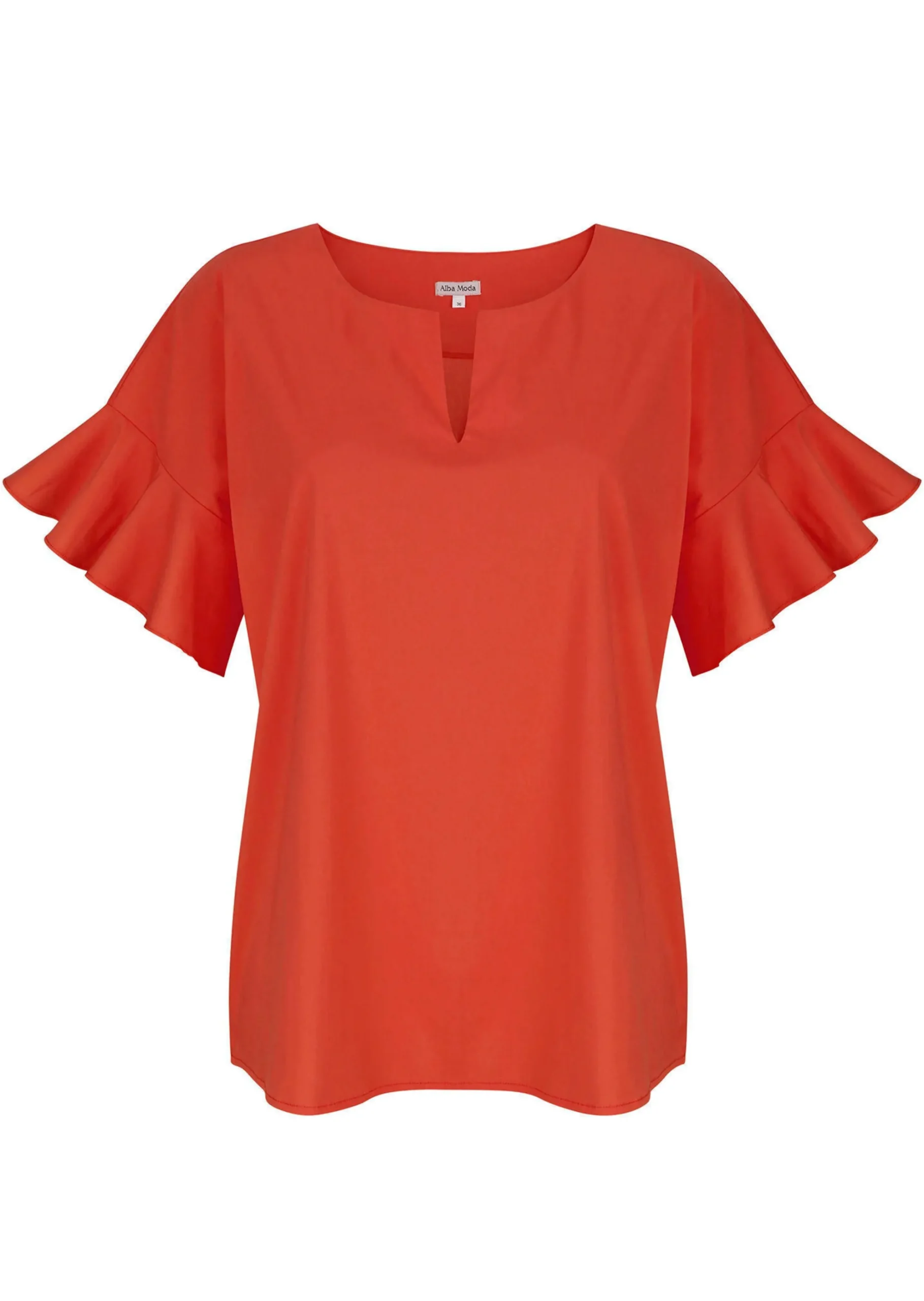 Bluse mit V-Ausschnitt