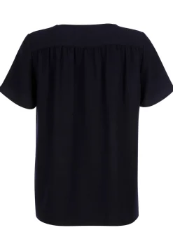 Bluse mit V-Ausschnitt